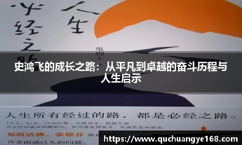 史鸿飞的成长之路：从平凡到卓越的奋斗历程与人生启示